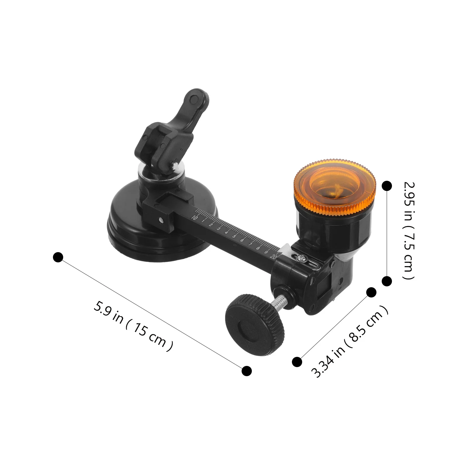 Adjustable Circular Glass Cutter High Hardness Aluminum Alloy Precision Manual Cutting Tool for DIY and Professional Use Glass