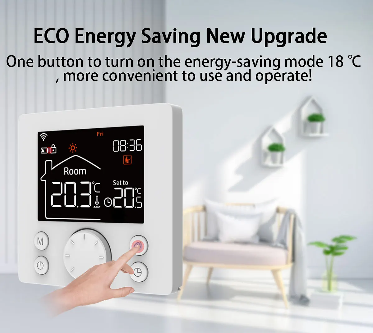 EZAIOT Smart Thermostat Floor Heating Tuya WiFi Temperature Remote Controller Electric Gas Boiler Water Thermoregulator Yandex