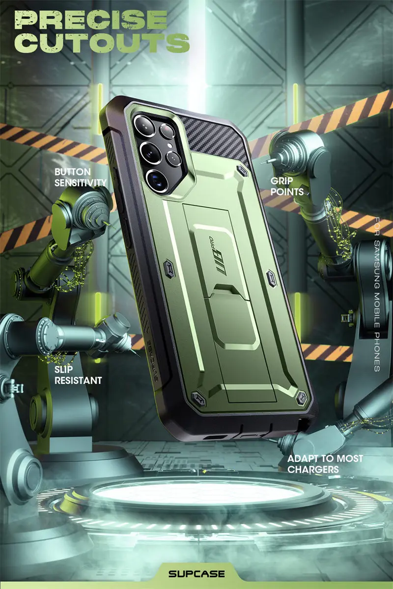SUPCASE For Samsung Galaxy S22 Ultra Case (2022) 6.8 inch UB Pro Full-Body Holster Cover WITHOUT Built-in Screen Protector