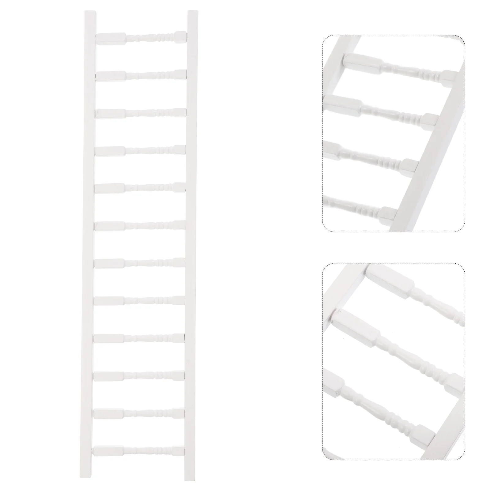 

Mini House Ladder Craft for Dollhouse Kids Climbing DIY Micro Decor Toy Furniture