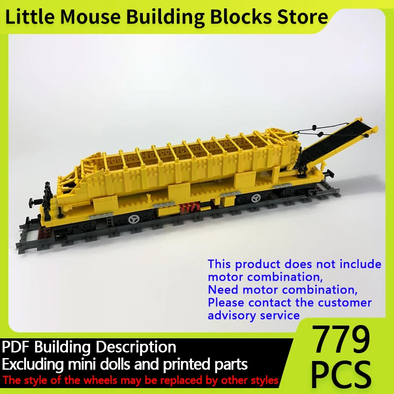 

City Car Model MOC Building Bricks MFS 100 Loading Unloading Vehicle Modular Technology Gifts Holiday Assemble Children Toy Suit
