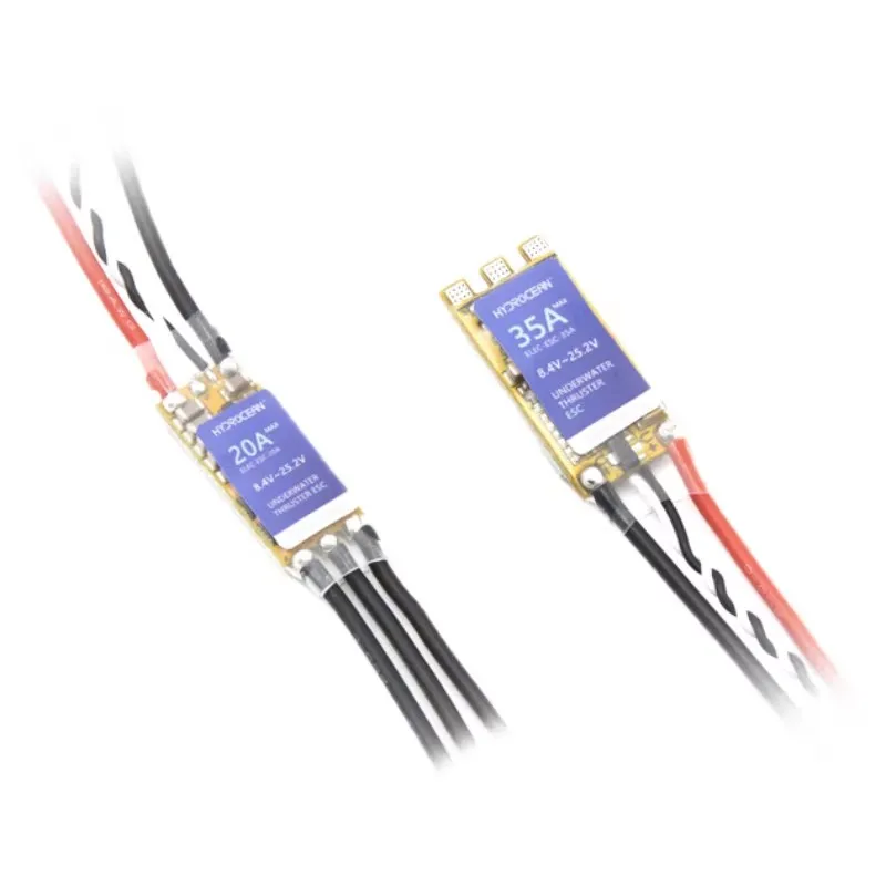 20A/35A Brushless ESC for 2-6S Model Boat Underwater Propellers—High-Output ESC for Motor Speed Control