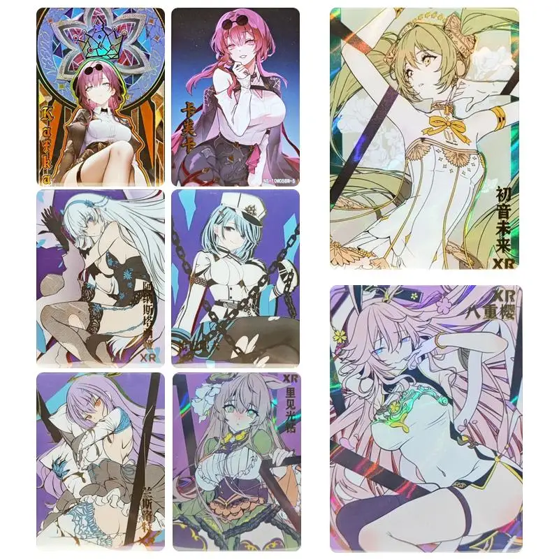 

Goddess Story Xr Series Hatsune Miku Kafka Lumine Anime Game Collection Rare Flash Card Board Game Toys Boy's Birthday Gift