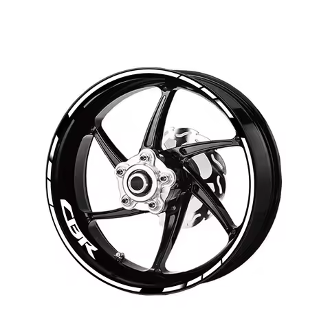 For Honda Motorcycle CBR RR Series 17 Inch Rim Decal Decorative Hub Waterproof Reflective Sticker 250 600rr 900 929 954 1000rr