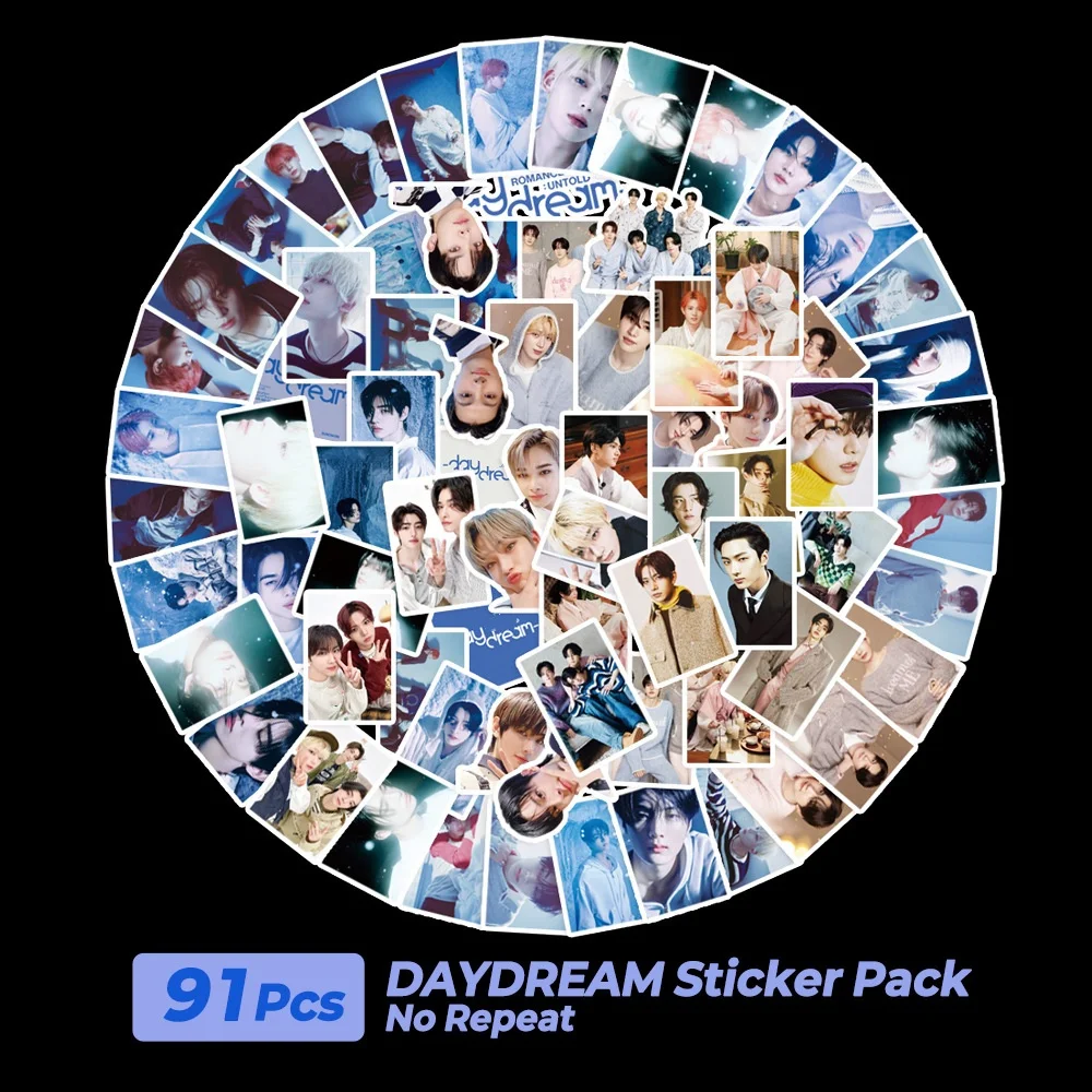 91 pçs kpop menino grupo apoiando graffiti adesivos decorativos daydream álbum jungwon heeseung jay jake sunoo fãs presentes coletar