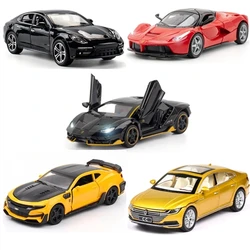 1:32 Hot sales series Lamborghini  Lp770-4 Camaro Panamera Laferrari VW CC  Alloy Car Model For Kids Hobbies gift toy collection