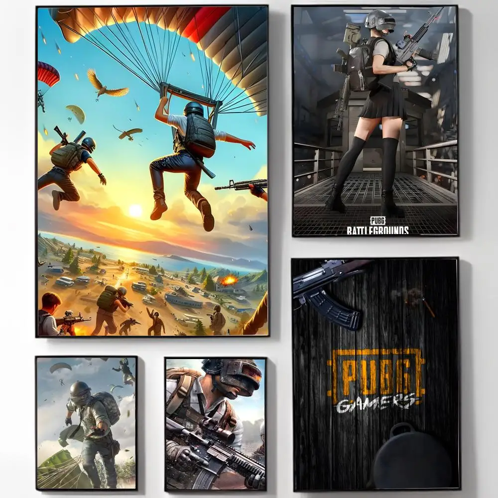 Game P-PUBG Poster Poster High-definition Art Sticker Self A