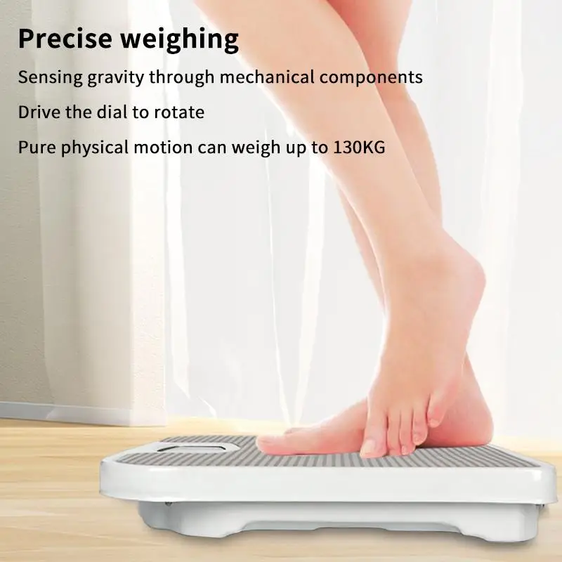 1Pc Portable Mechanical Scale Non Slip Pad Body Weight Scales Reusable Health Weighing Tool  Health Monitoring++~