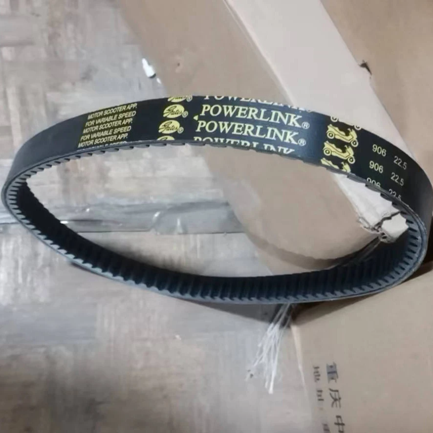 22.5*906  High Quality Gates EPDM High Temperature And Friction Resistant Scooter Drive Belt