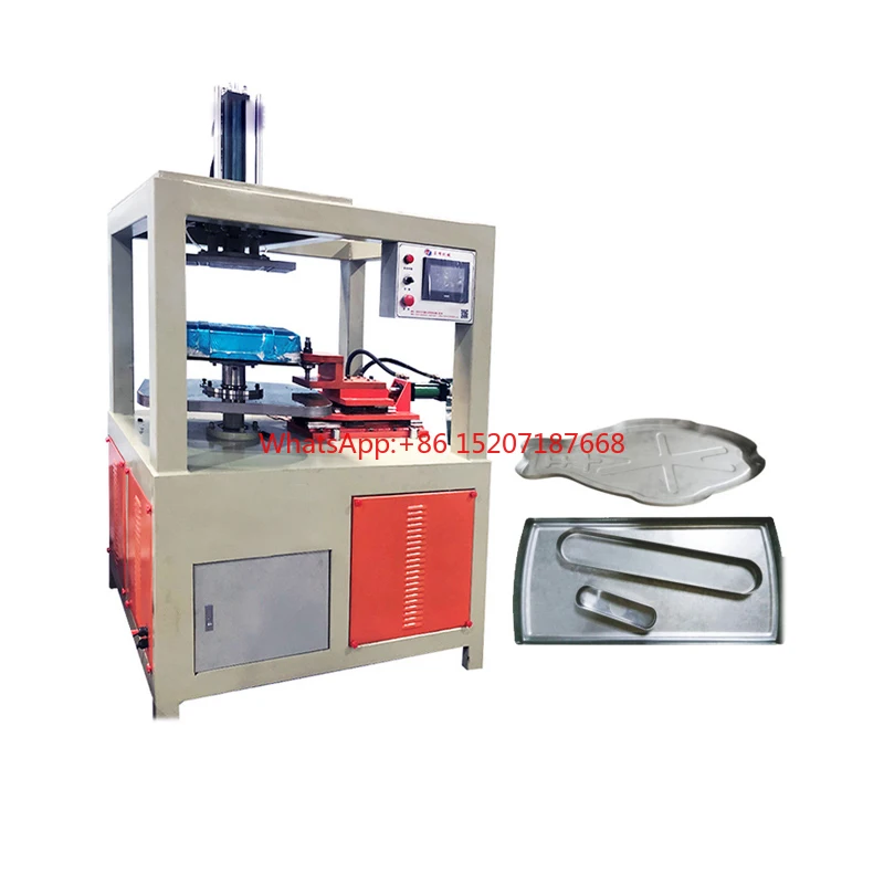 Bakeware dinner plate lunch box CNC metal trimming machine