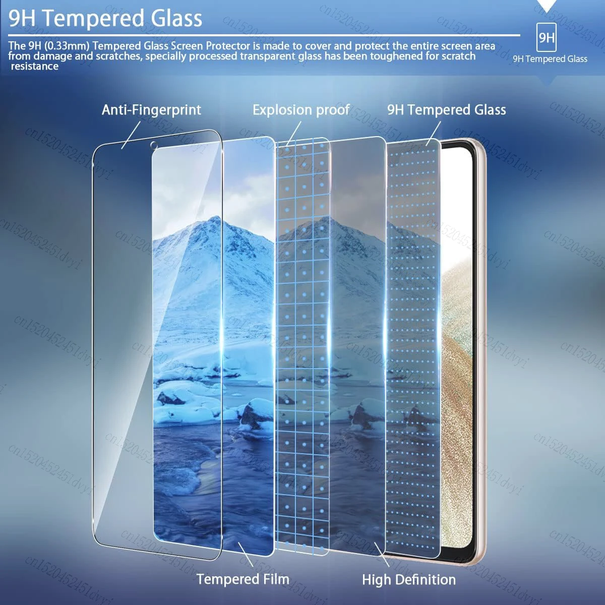 Beschermglas Voor Samsung Galaxy A53 5G Screenprotector Samung A 53 53a 2022 A536b 6.5 "Gehard Glas Veiligheid Telefoon Film