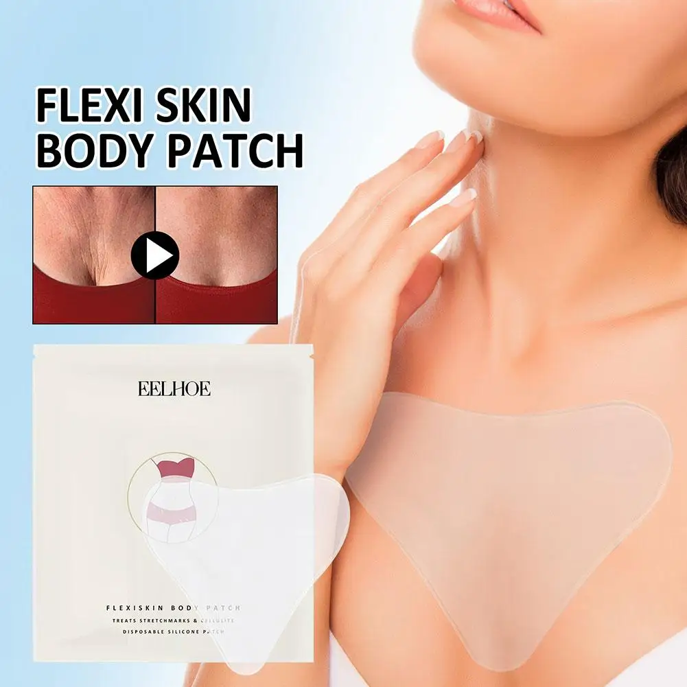 

Silicone Transparent Removal Patch Reusable Anti Wrinkle Patch Anti Chest Pad Flesh Skin Chest Aging Face Breast Care Lifti O4V6