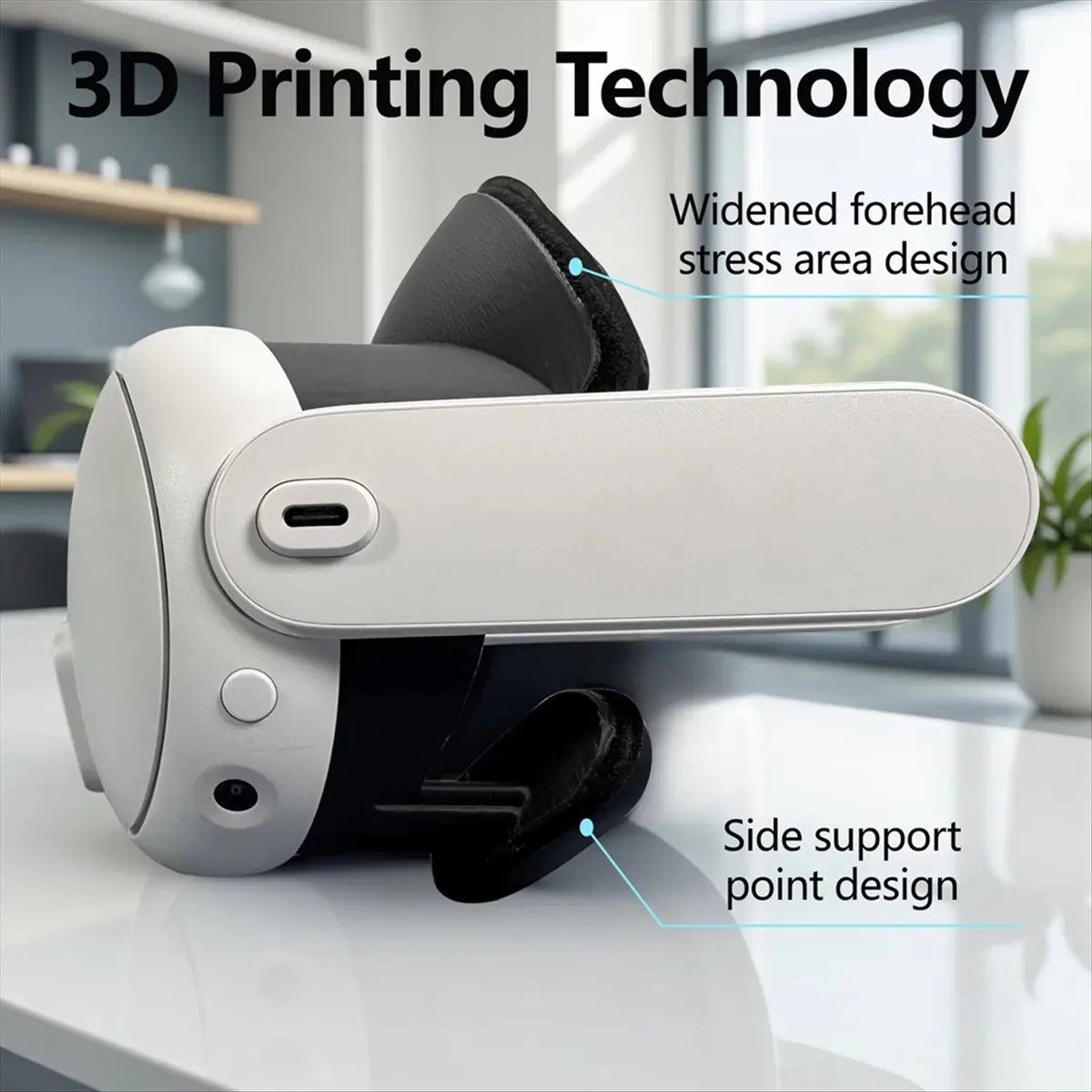 DT1039 Mon. Interface Bracket for Meta 3 Sport Mode Upgrade Breathable Face Cover Frame VR Accessories Reduced Pressure