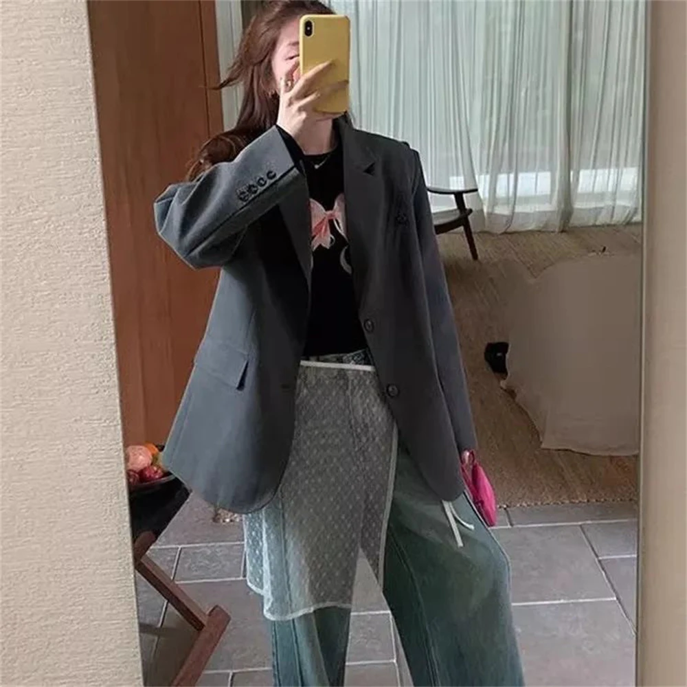 Y2K Grunge Plaid Midi Skirt Women Elastic High Waist Ruffle Hem A-Line Long Skirts Vintage Casual Streetwear Female Autumn Skirt