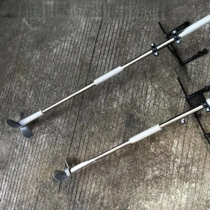 Adjustable Portable Manual Propeller For Canoe Kayak with Electric Drill Hand Cranked Outboard Motor Bracket Emergency Gear
