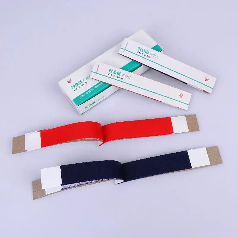 New 20Books/box Dental Articulating Paper Strips Oral Teeth Care Whitening Dentist Material Tools Dental Labs Daily Use