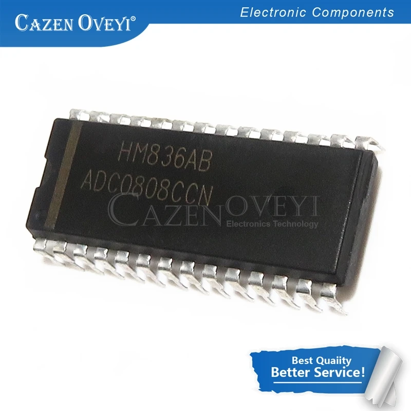 

10pcs/lot ADC0808CCN ADC0808 DIP-28 In Stock