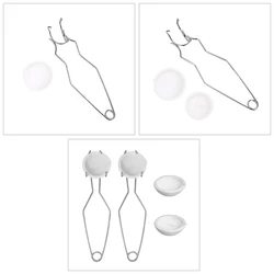 Crucible Melting Set Whip Tongs Silver Melting Equipment Jewelry Crafting Set Crucible Dish for Crafting Lover
