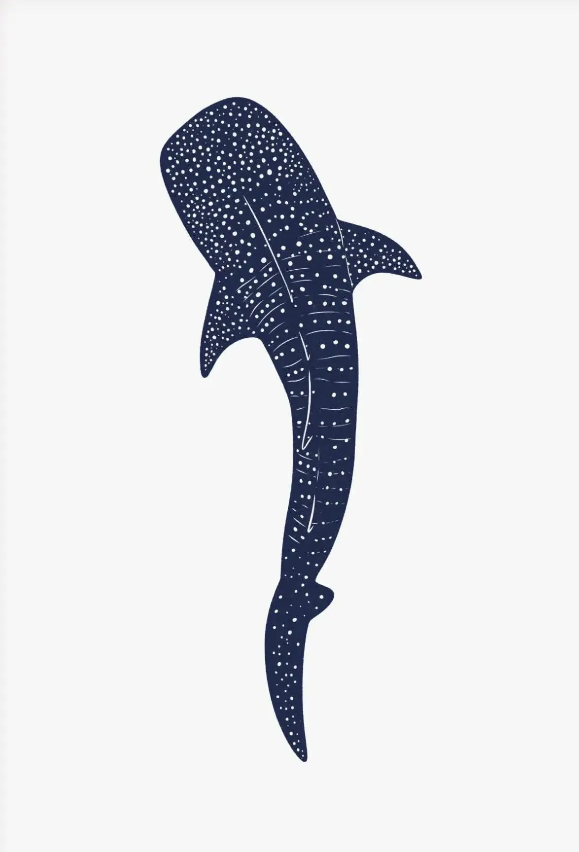 1pc Frameless Modern Minimalism Whales Sharks Marine Animals Art Posters Canvas Printing Living Room Bedroom Room Home Decoratio