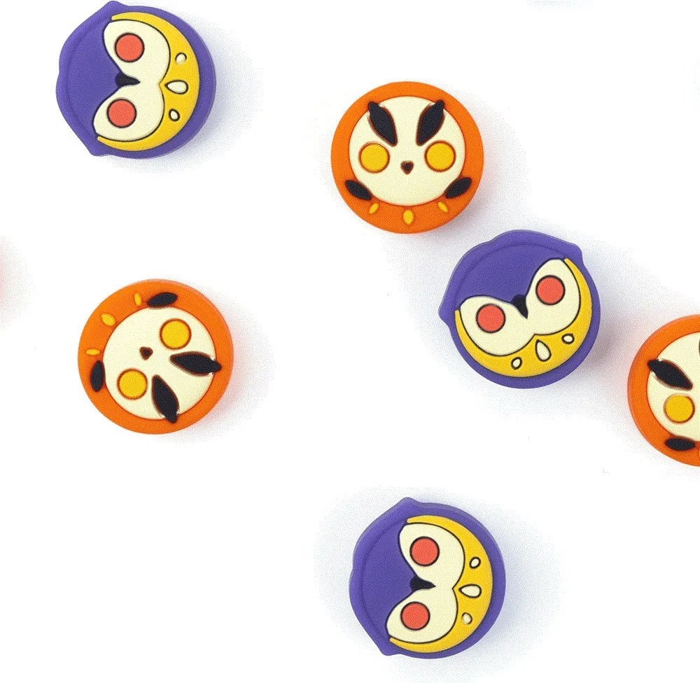 Geeks hare 4pcs Daumen griff kappen für Nintendo Switch & Lite oled Silikon Joystick Kappen Eule Tier Spiele Zubehör