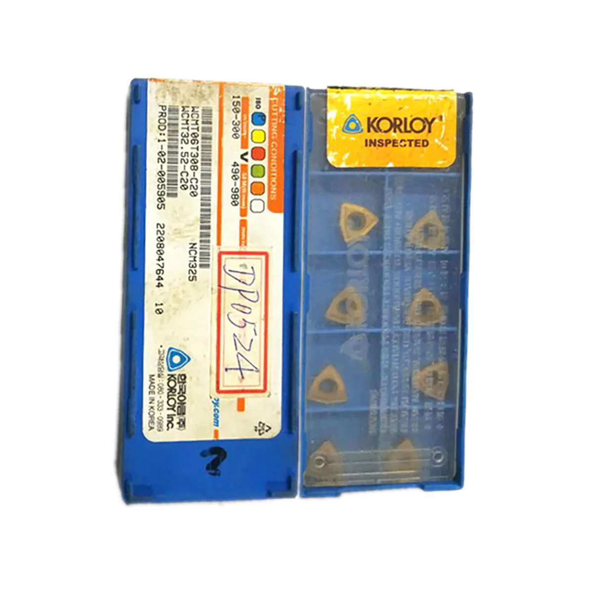 Korloy 100% Original WCMT 030208 040208 050308 06T308 080408 -C20 -C20N NCM325 PC5335 U-Drill