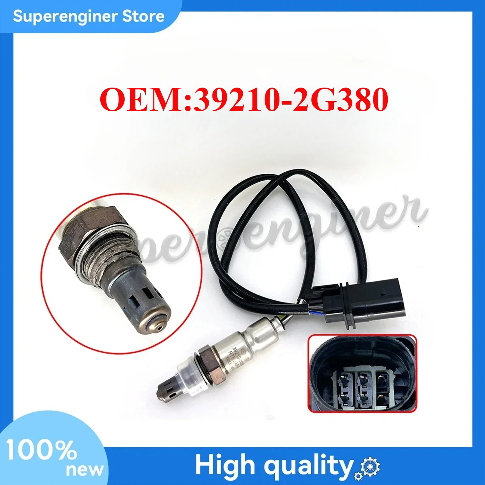 

39210-2G380 5-Wire Upstream O2 Oxygen Sensor For Hyundai Tucson Genesis 2011-2013 Kia Sportage 2.4L