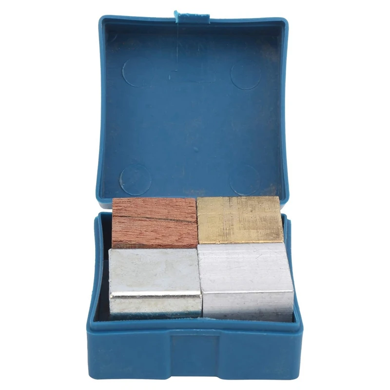 4PCS Cubes Set For Density Measurement Same Volume Different Mass Materials Physics Experiment Teaching Tool