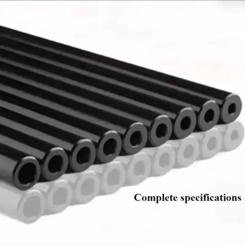Black Seamless Carbon Steel Tube High Strength Hydraulic Precision Steel Pipe Industrial Metal Tubing