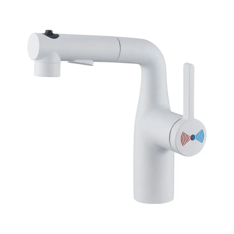 Basin pull-out faucet, freely rotating toilet basin faucet, bathroom cabinet washbasin faucet