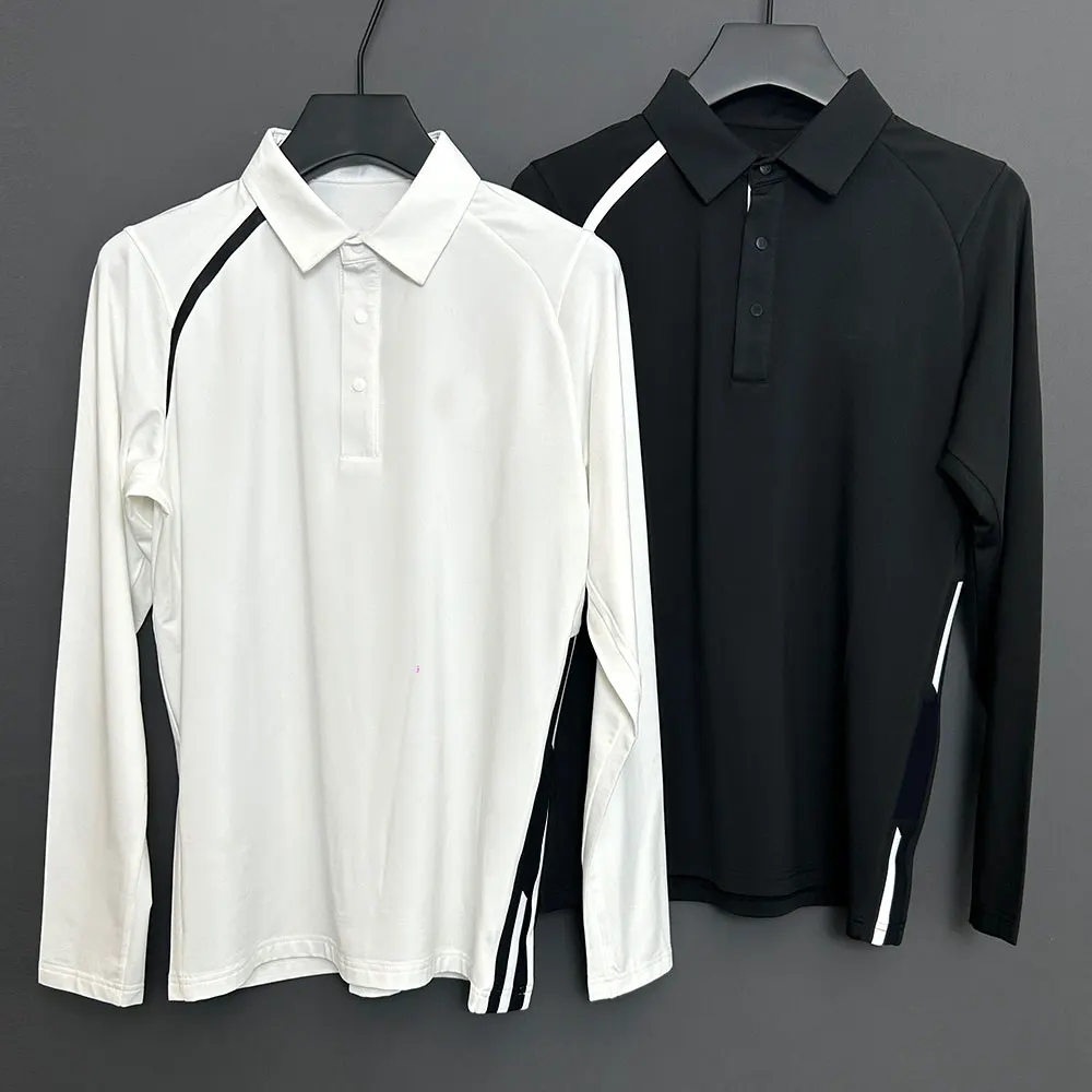 

2025 New Golf Men's Autumn and Winter Velvet Long Sleeve T-shirt, Comfortable, Skin friendly, Warm, Free Shipping