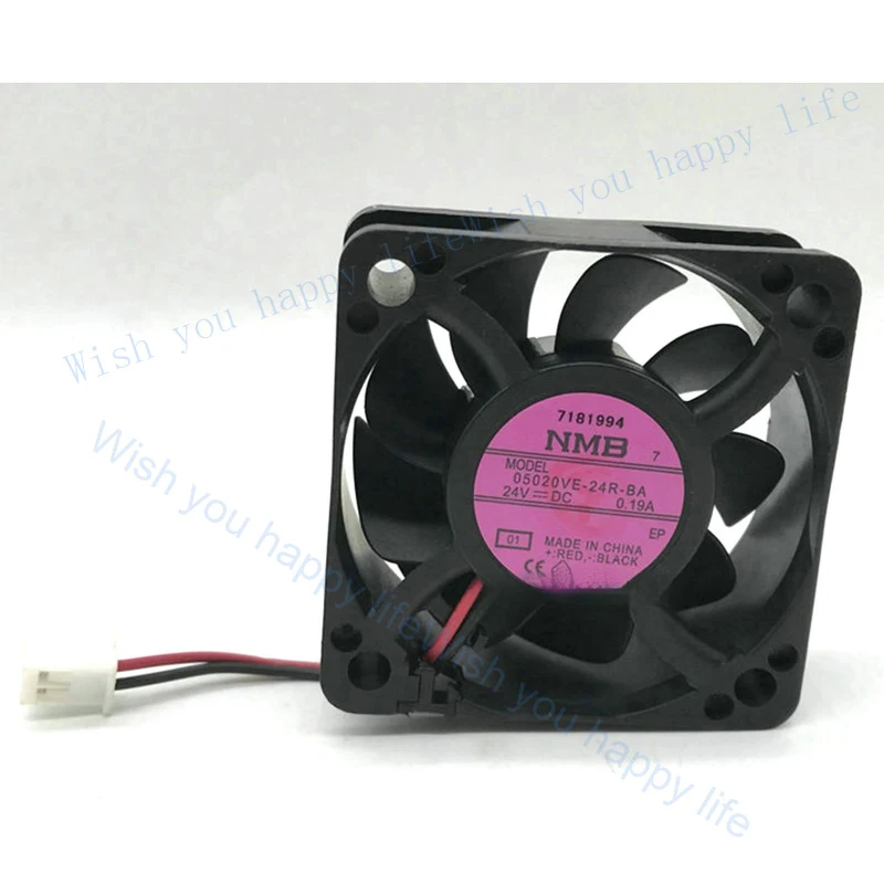 

V+ 1PC New for NMB 05020VE-24R-BA DC24V 0.19A 2-wire cooling fan#QW