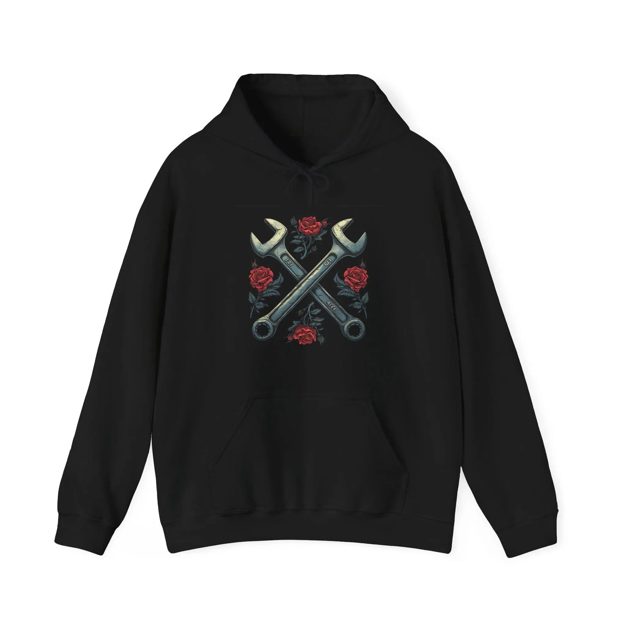 

Autumn and Winter Style Industrial - Romantic Wrench Hoodie Design Creates A Striking Contrast, Making for Fashion - Lovers