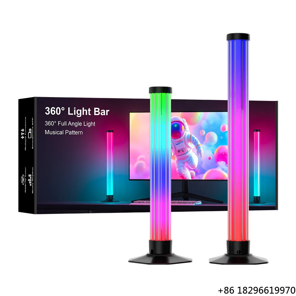 RGB 360 Degree Smart LED Light Bar USB Powered App Remote Control for Bar Gaming Room