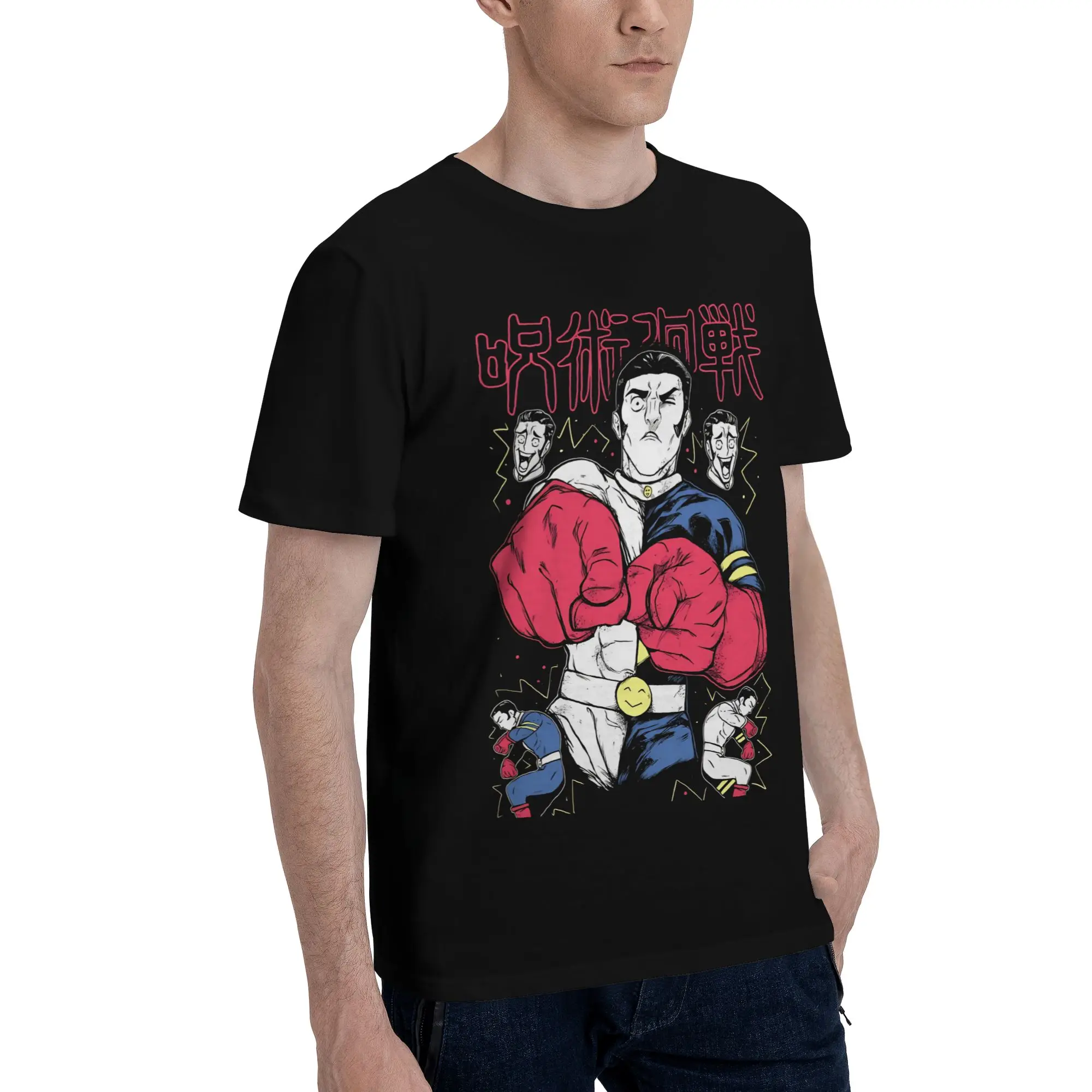 Sorcerer IV  Funny 100% Cotton T-Shirt Bandai Jujutsu Kaisen Tees Tops For Men