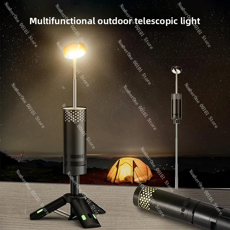 Outdoor telescopic camping light | Super bright multi-functional bracket auto repair work light