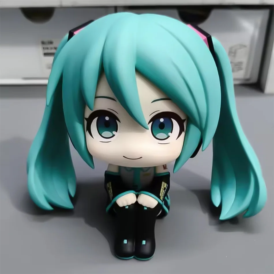 9,5CM Figur Hatsune Miku Anime-Figur Q-Version PVC Sammlerstücke Dekorative Modelle Kawaii Geschenk