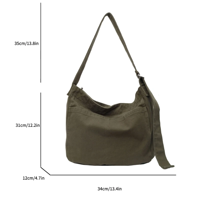 Canvas crossbodytas kleur schoudertassen reistassen voor dames