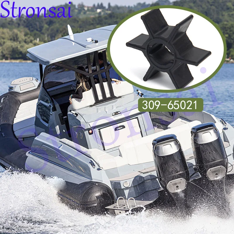 

309-65021 Крыльчатка водяного насоса для подвесного двигателя Tohatsu 2,5 л.с. 3,5 л.с. Mercury 47-95289 Johnson 114812 309-65021-1 Лодочный двигатель