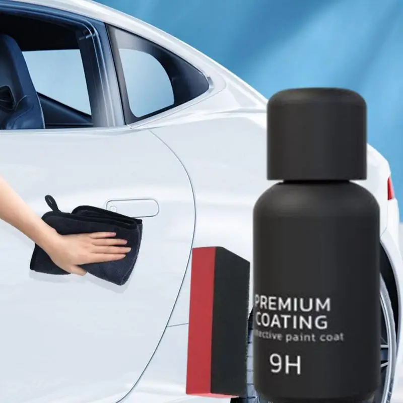 

Car Paint Ceramic Coating 30ml Protective Paint Coat with Sponge Car Detailing Coating 9H Ceramic Coating for Car Detailing