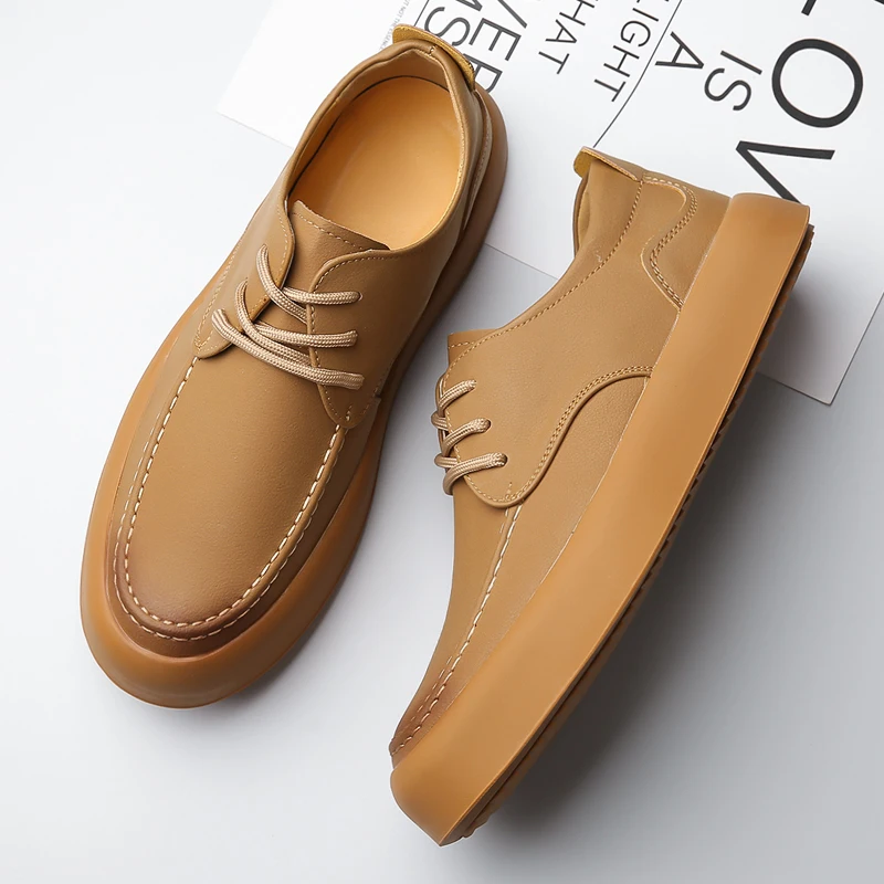 

Men's New casual shoes Luxury retro gentleman British style Fashion party or business Hot selling comfortable daily versatile