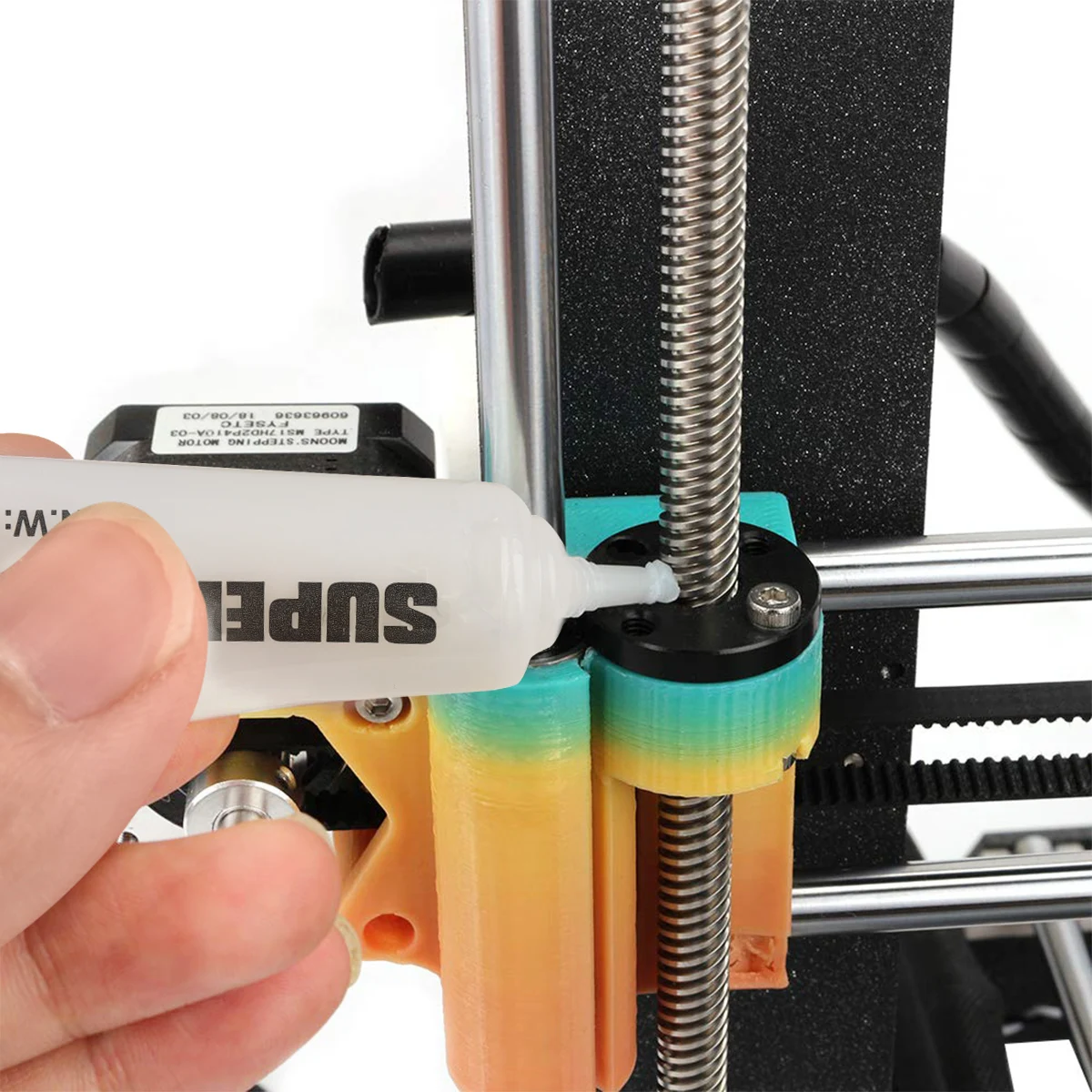 3Dプリンター用グリースユニット,竹lab,x1C,p1s,ender 3,pro,3, CNC,マシンガイドレール,ノイズ低減,高潤滑油