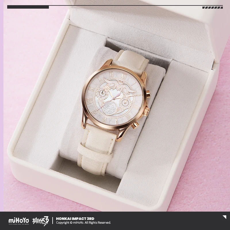 ساعة إليسيا الرسمية لعبة ميرش الأصلية هونكاي إمباكت 3 إليسيا موضوع الانطباع ساعة إليسيا كوسبلاي أنيمي زي هدية عيد الميلاد #2