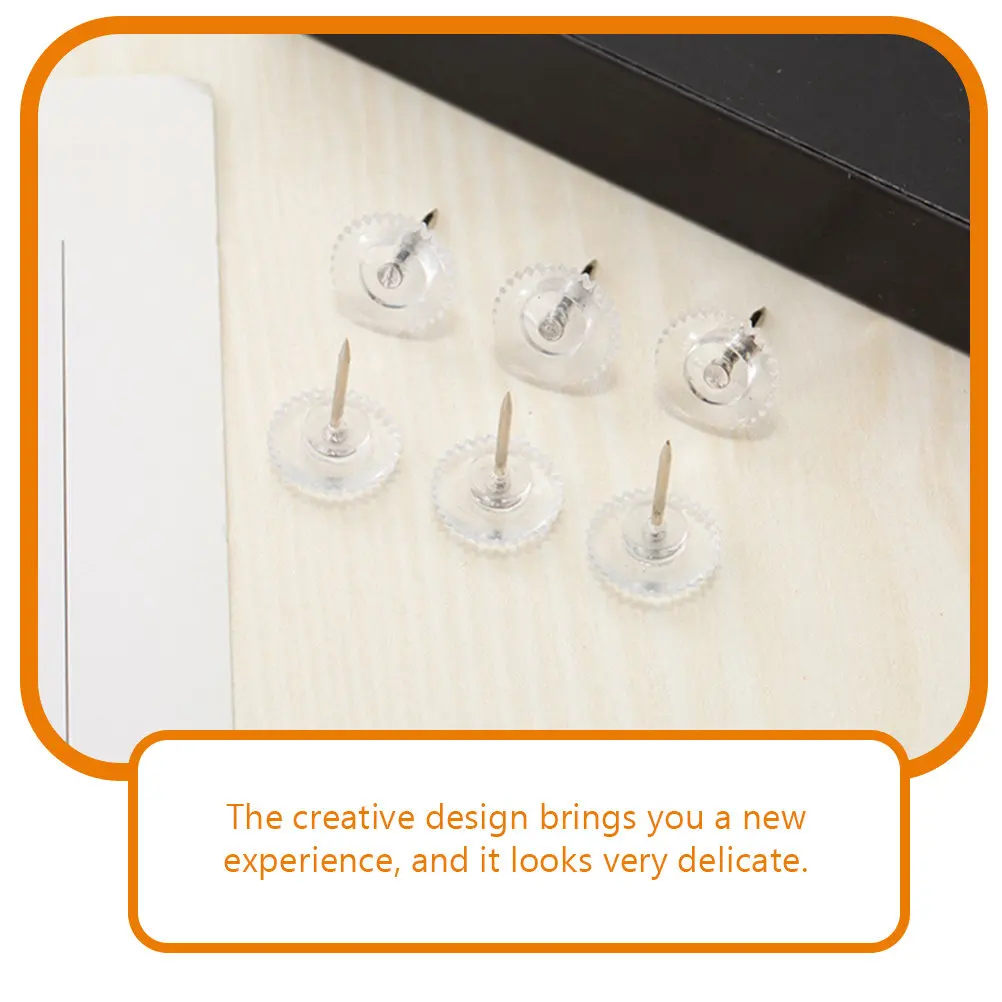 

100Pcs Gear Wheel Push Pins Reusable Drawing Pins for Cork Board Message Board Map Decoration Flat Thumbtacks Office Household