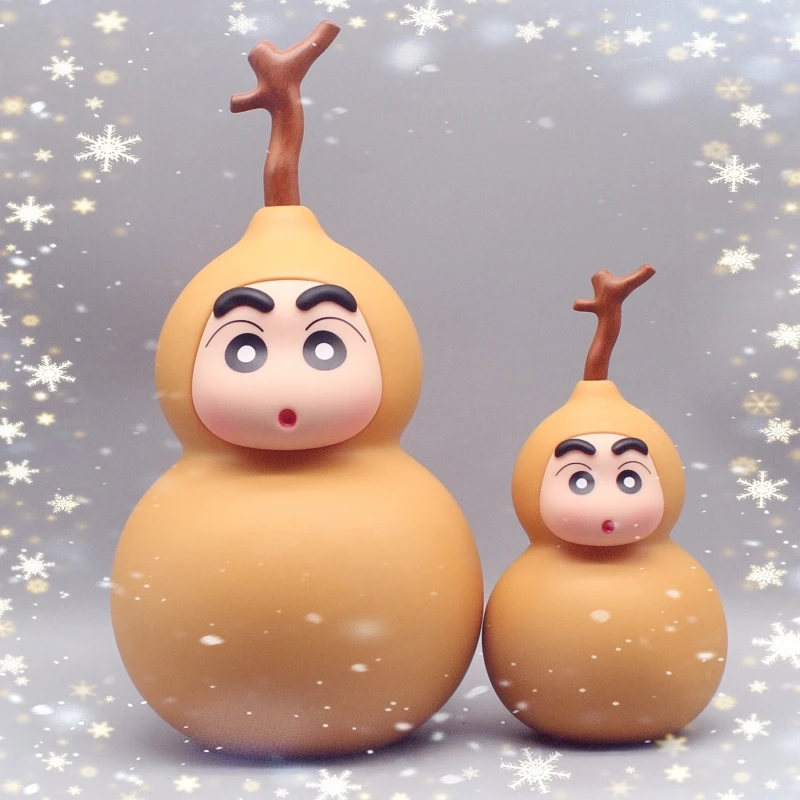 In Stock 18.5/28.5cm Anime Crayon Shin-Chan Gk Cos Gourd Anime Figure Pvc Model Xiaoxin Doll Desktop Decoration Model Figure Toy