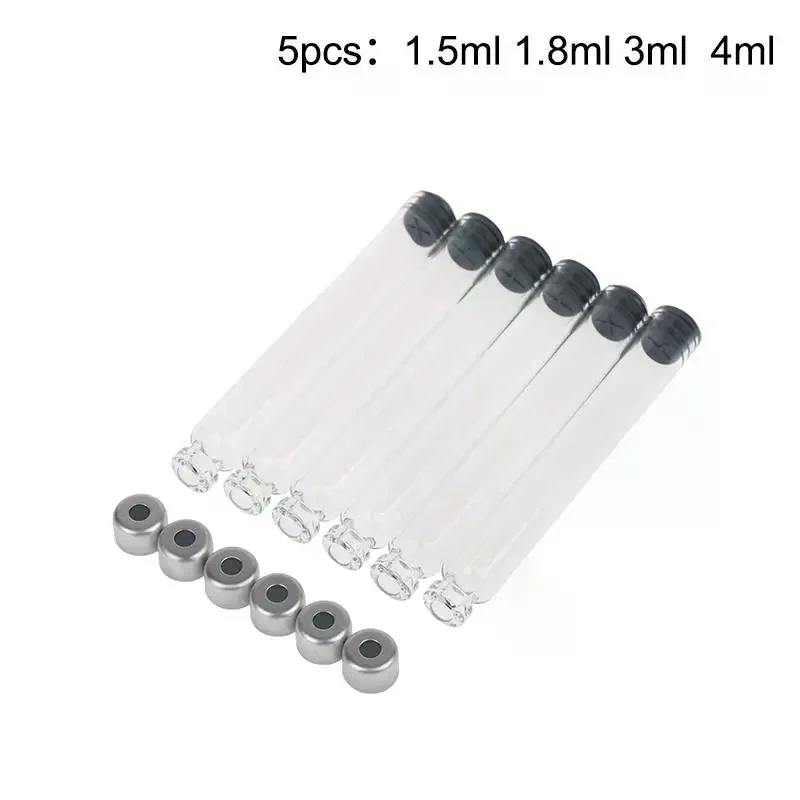 5pcs Individual Packaging Insulin Cartridges 1.5/1.8/3/4ml Empty Cassette Bottle For Lilly Insulin Injection Pen Medical