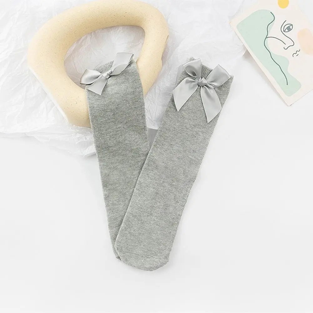 جوارب Jk Sweet للأطفال الصغار، جوارب صيفية وخريفية لطيفة للأطفال، جوارب طويلة، جوارب بعقدة من القطن #1