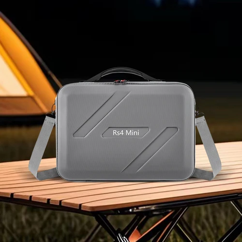 Imagen 2 del producto Para DJI RS4 Mini Estuche de transporte bolso de hombro de viaje de PU bolso de hombro de almacenamiento portátil a prueba de golpes accesorios estabilizadores de mano