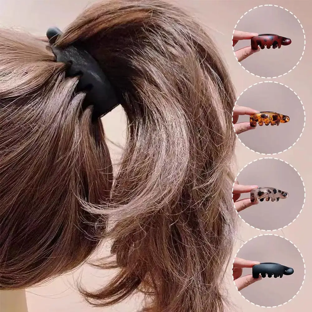Bananen-Haarspange für Frauen, rutschfest, für hohe Pferdeschwänze, starker Halt, französische Twist-Haarspange für dickes Haar, Haaraccessoires – Detail 12