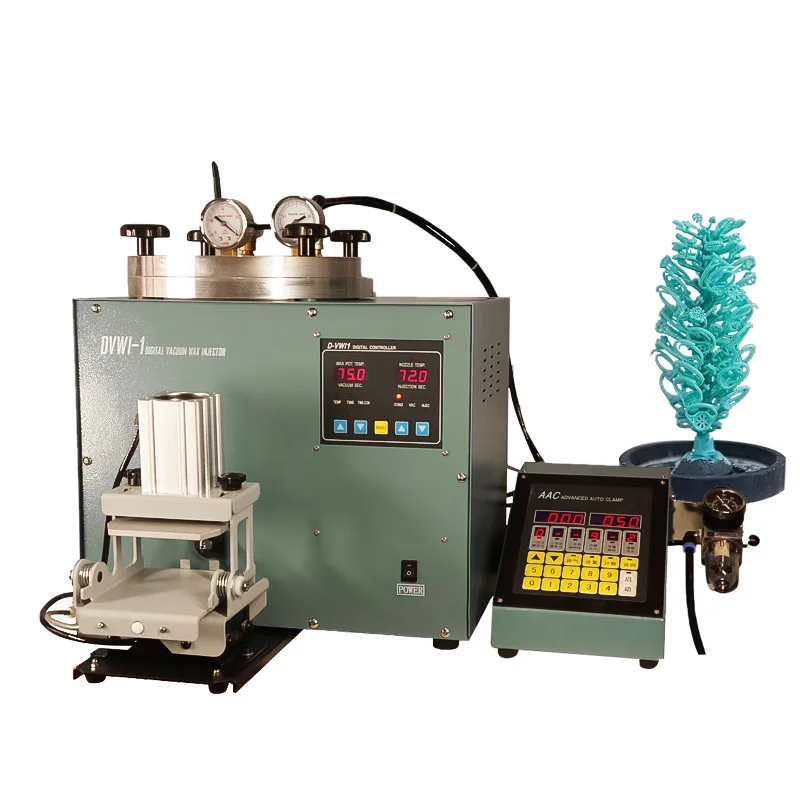 AAC Precision Digital Display Vacuum WaxMachine for Micro Embedding Wax Mould Casting Jewelry Tools Equipment