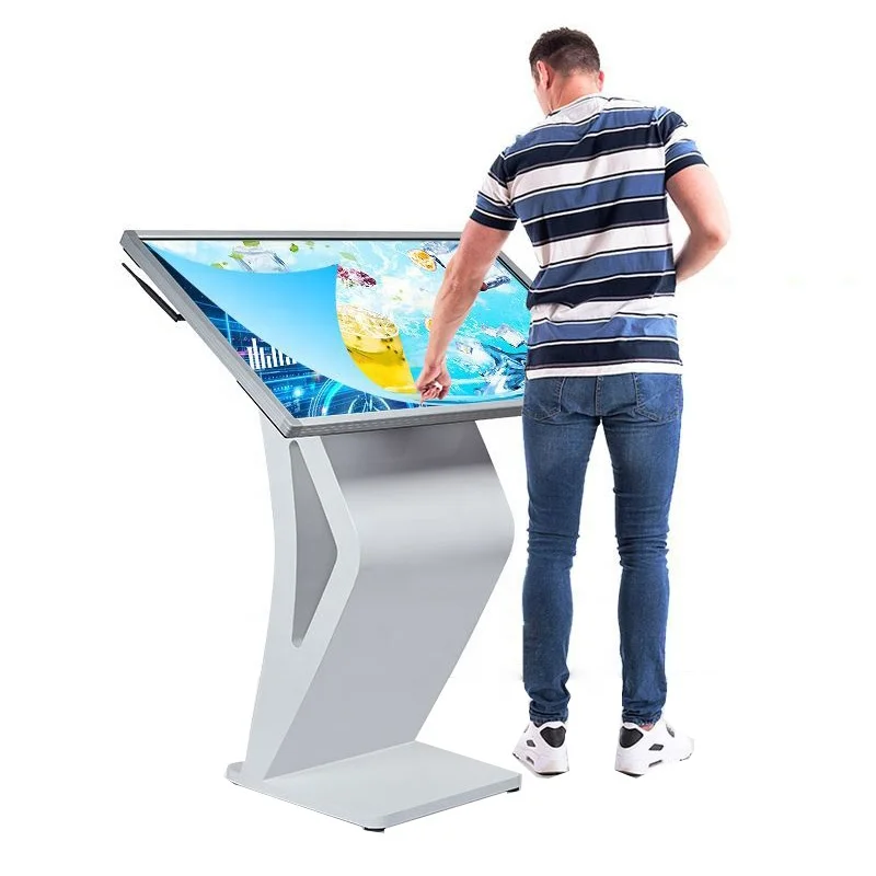 43/49/55/65 Inch Indoor Capacitive Touch Screen Horizontal Type Information Inquiry Machine
